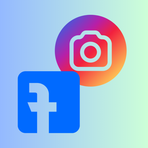 Instagram and Facebook Icons